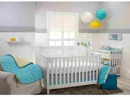 Little Bedding Twinkle Twinkle 4-Piece Crib Bedding Set