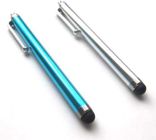 Bargains Depot® (Blue & Silver) 2 pcs (2 in 1 Bundle Combo Pack) Capacitive Stylus/styli Universal Touch Screen Pen for Tablet PC Computer // Cell Phone : Sony SGPT111US/S 16GB WiFi Tablet, Sony SGPT112US/S 32GB WiFi Tablet, Sony Xperia active, Sony Xperia Arc, Sony Xperia Arc S, Sony Xperia mini, Sony Xperia mini pro, Sony Xperia Neo, Sony Xperia neo V, Sony Xperia PLAY, Sony Xperia pro, Sony Xperia ray, Sony Xperia X10 mini, Sony Xperia X10 mini pro, Sony Xperia X8, Sony Xperia neo L, Sony Xperia sola, Sony Xperia U, Sony Xperia P, Sony Xperia S, Sony Xperia ion, Sony Tablet P, Sony Tablet P 3G, Sony Tablet S 3G