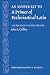 An Answer Key to a Primer of Ecclesiastical Latin