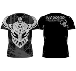 Warrior International MMA Bull Horns Black T-shirt Tee