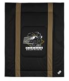 PURDUE BOILMAKERS OFFICIAL LOGO FULL / QUEEN SIZE JERSEY COMFORTER