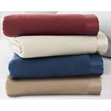 SUNBEAM HEATED BLANKET QUEEN CRANBERRY