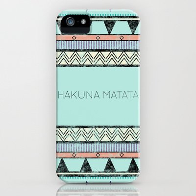 Society6/ソサエティシックス　iPhone5 Case　hakuna_matata