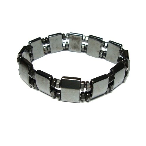 Magnetic Hematite Stretch Bracelet
