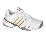 Womens Adidas Barricade V US Open - White/Mono Orange/Lava Grey