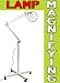 Rolling Adjustable MAGNIFYING LAMP BEAUTY Mag Light SALON FACIAL w/ Wheels