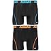 adidas Men's Sport Performance Climacool Boxer Brief Underwear (2-Pack), Black/Solar Blue Black/Solar Orange, Large