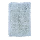 New Flokati Pastel Blue Shag Rug Size: 24" x 43"