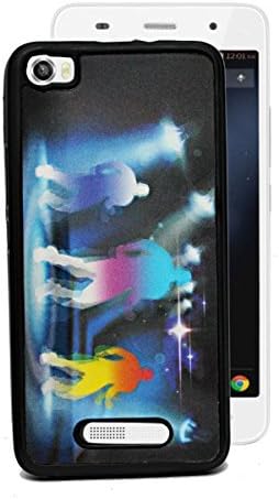 ECellStreet 3d Soft Back Case Cover Back Cover for  Lava Iris X8 X 8 - Dancers