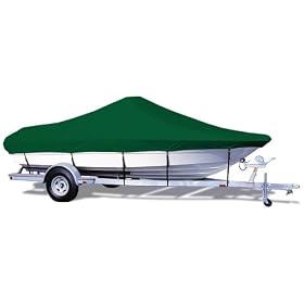 Taylor Made Products Trailerite Semi-Custom Boat Cover for Bay Style V-Hull Center Console Boats with Outboard Motors by