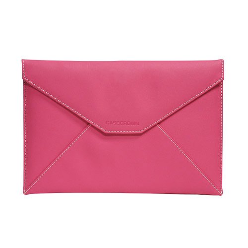 CaseCrown Genuine Leather Envelope Amazon Kindle 2 / Kindle International Sleeve Case (Hot Pink)