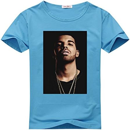 diybliss Custom Men's T-Shirt, Cheap Drake Men's 100% Cotton Short Sleeve Tshirt