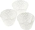 Leegoal Muffin Case Cupcake Papper Cup Liner Birthday Wedding Cake Wrapper (108pcs,White)