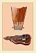 Bell-Harp and Hurdy Gurdy 12x18 Giclee on canvas