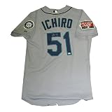 Seattle Mariners Autograph Ichiro Grey 2007 All Star Jersey.
