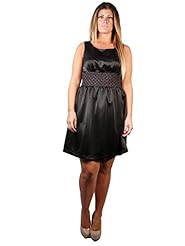 Metallic/Polyester Cutout Banding Little Black Dress/Party Dress 