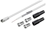 Wentronic Koaxial Kabel Set, 3x F-Stecker, 2x T&uuml;lle 30m, 2x geschirmt