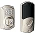 Schlage BE369NX Camelot 619 Home Keypad Deadbolt with Z-Wave Technology, Satin Nickel