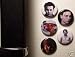 5 BRAND NEW Johnny Depp One Inch Magnets