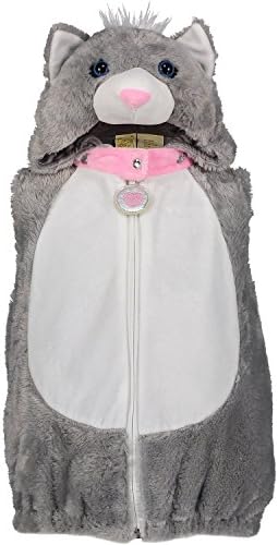 Dream Play Imagine Furry Kitty Animal Plush Deluxe Costume (12 months, Gray Kitty)