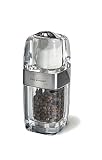 Cole and Mason Seville Salt and Pepper Combo Mill, Brushed Chrome and Acrylic