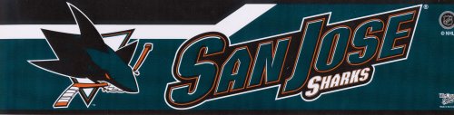 NHL Hockey San Jose Sharks Bumper Sticker