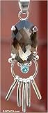 Quartz and topaz necklace, 'Mystic Glow'