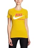 Nike Damen T-Shirt Icon, gold dart, XS