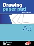 41umBa3He8L. SL160  Chartwell Student Graph Pad 70gsm 1mm 5mm 10mm Grid 30 Sheets A3 Orange Cover Ref J13B