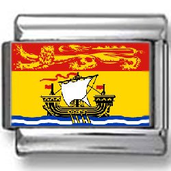 New Brunswick, Canada Flag Photo Italian Charm