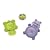 Fisher Price Bobbin Bath Buddies, Green/Purple