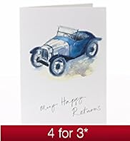 Painterly Car Birthday Card