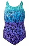 Breezy Point One Piece Plus Size Keyhole Back Swimsuit by Sophia Carlyn - Plus Size Swimsuit Plus Size Swimsuits