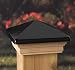 6x6 Victoria Black High Point Post Cap [CAPITOL CITY LUMBER]