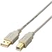 ELECOM USB2.0�P�[�u�� 5.0m �x�[�W�� USB2-50