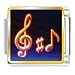 Music Note Musical Italian Charms Bracelet Link