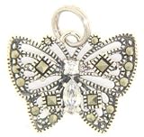 Butterfly Charm with Cubic Zirconia by Judith Jack