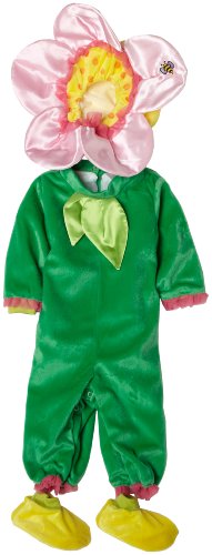 Lil Character Infant Flower Costume, Green/Pink/Yellow,