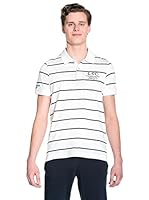 Lotto Polo Alec Js (Blanco / Azul)