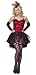 Can Can Moulin Rouge 4pc Fancy Dress Costume Size US 10-12