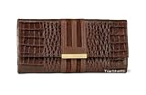 Tuscany Travel Jewelry Folder (Brown) (1H x 12.25W x 8.75D)