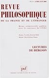 Revue philosophique, N° 2 (2008) : Lectures de Bergson