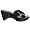 Via Spiga Women's Secret Platform Slide,Black,8.5 M US