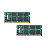 BUFFALO ノートPC用増設メモリ PC3-8500(DDR3-1066) 4GB×2枚組 D3N1066-4GX2/E