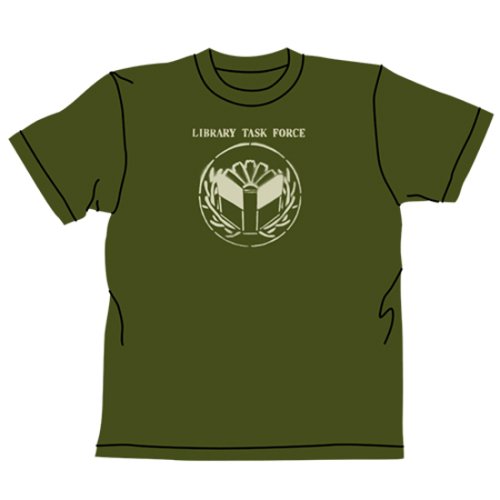 Cover image : 図書館戦争 図書隊Tシャツ モス サイズ:M
