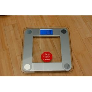 EatSmart Precision Digital Bathroom Scale w/ Extra Large Backlit 3.5" Display and "Step-On" Technology