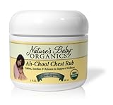 Nature's Baby Organics Organic Ah-Choo! Chest Rub, Eucalyptus, 2-Ounce Jars (Pack of 2)