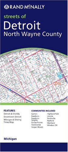 Rand McNally Detroit/North Wayne County Michigan (Rand McNally City Maps)