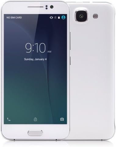 5 inch Unlocked QHD IPS Android 5.1 MTK6580 Dual Sim smartphone 512MB RAM +4GB ROM WCDMA Quad core Cell phone (White)