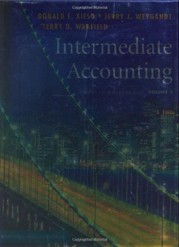 Intermediate Accounting, Volume 2